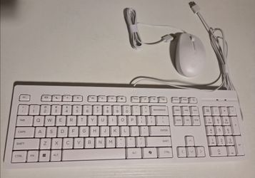 HP corded keyboard and mouse (new)