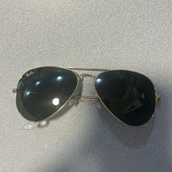 Ray Bans Aviator Large Gold 