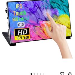 GeeekPi 7 Inch Capacitive Touchscreen for Raspberry Pi, 1024x600 IPS LCD Display with Dual-Speaker, HDMI Portable Monitor for Raspberry Pi 5/Pi 4B/3B+