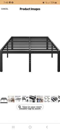 Bed frame available in size CalKing and king new in box pick up in Pomona $75each