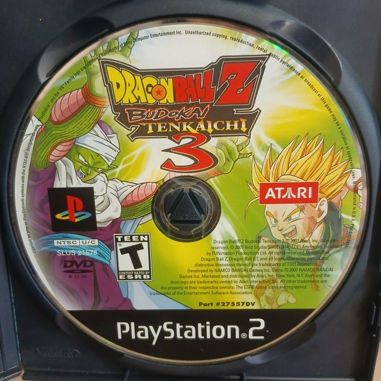 Dragon Ball Z: Budokai Tenkaichi 3 (Sony PlayStation 2 PS2) - Disc Only | TESTED