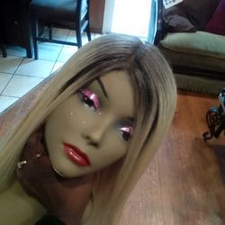 2 Human Special Wigs Blonde And Black