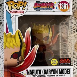 Naruto Baryon mode glow in the dark funko pop