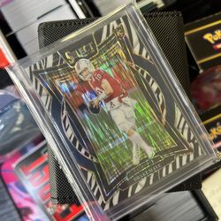 Drake Maye #27 Concourse Zebra Card