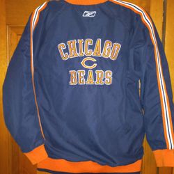 YOUTH MEDIUM 10/12 CHICAGO BEARS REEBOK JACKET 