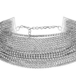 Womens bling choker NEW 
