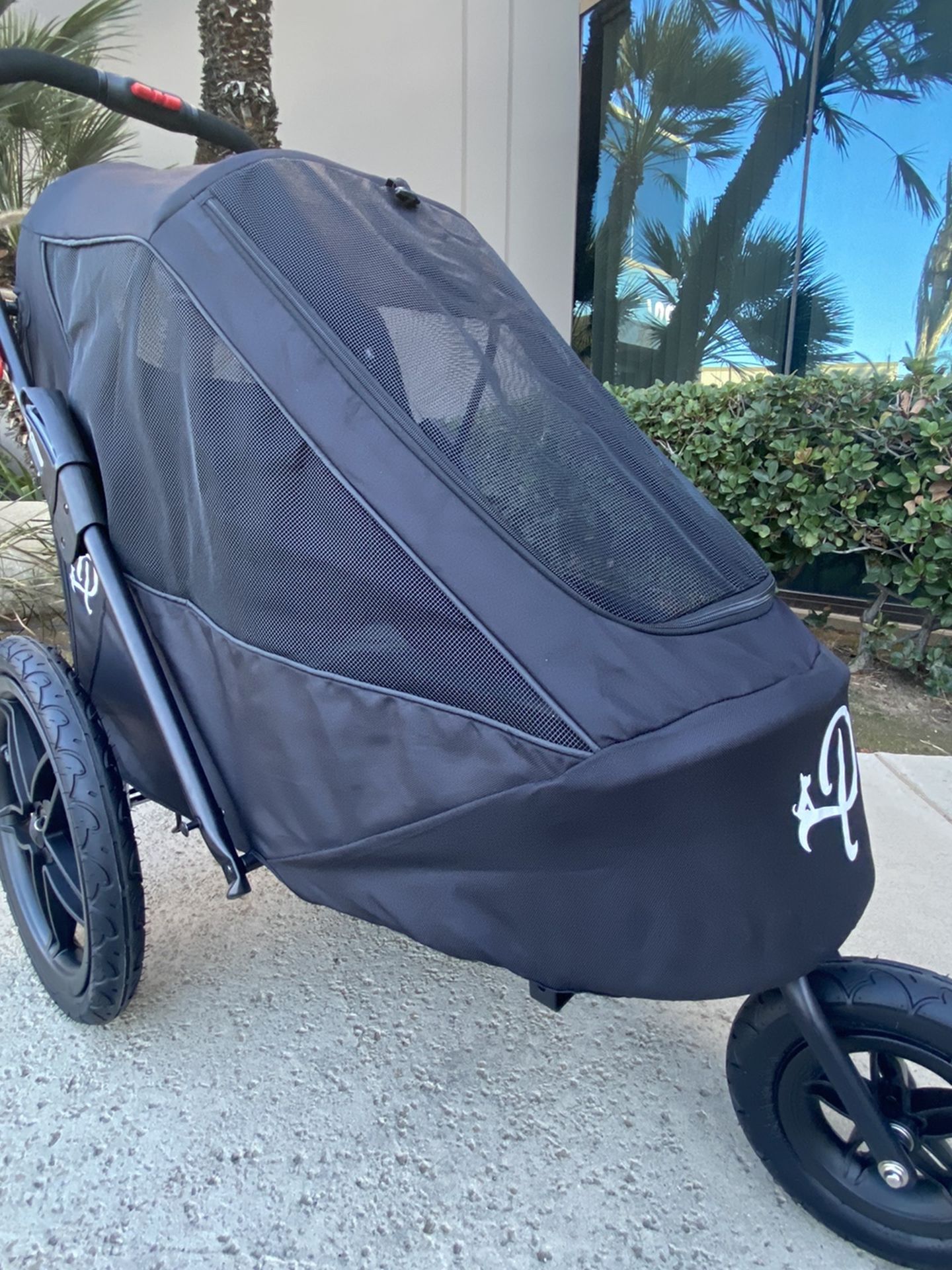 Per Jogger Stroller With Bike Adapter For Dogs, Cats, Small Animals