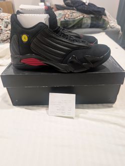 Air Jordan retro 14 last shot men's size 11.5 receipt included dead stock nib
