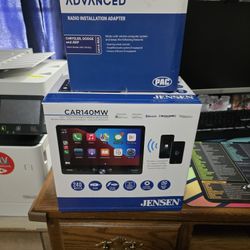 Jensen Touchscreen Android Auto And Apple Carplay Radio.  PAC SWI-RC Steering Wheel Control Interface 