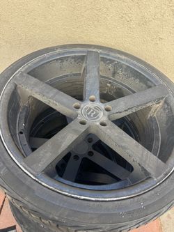 Rohana wheels 20 inch matte black