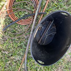 Copper Piping and a wiring