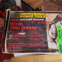 Craftsman 4 1/2 Inch Dic Grinder