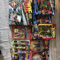 Retro Toy Lot..Gi Joe, Super Soaker, X-men 