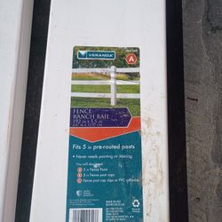 White Vinyl Ranch Fencing