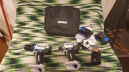 Hart impact drill 2 batteries. And charger