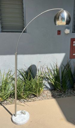 Modern Large Arc Floor Lamp 78”H