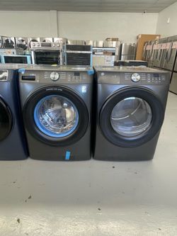Ge Set Washer 4.6 Cu Ft and Dryer Gas