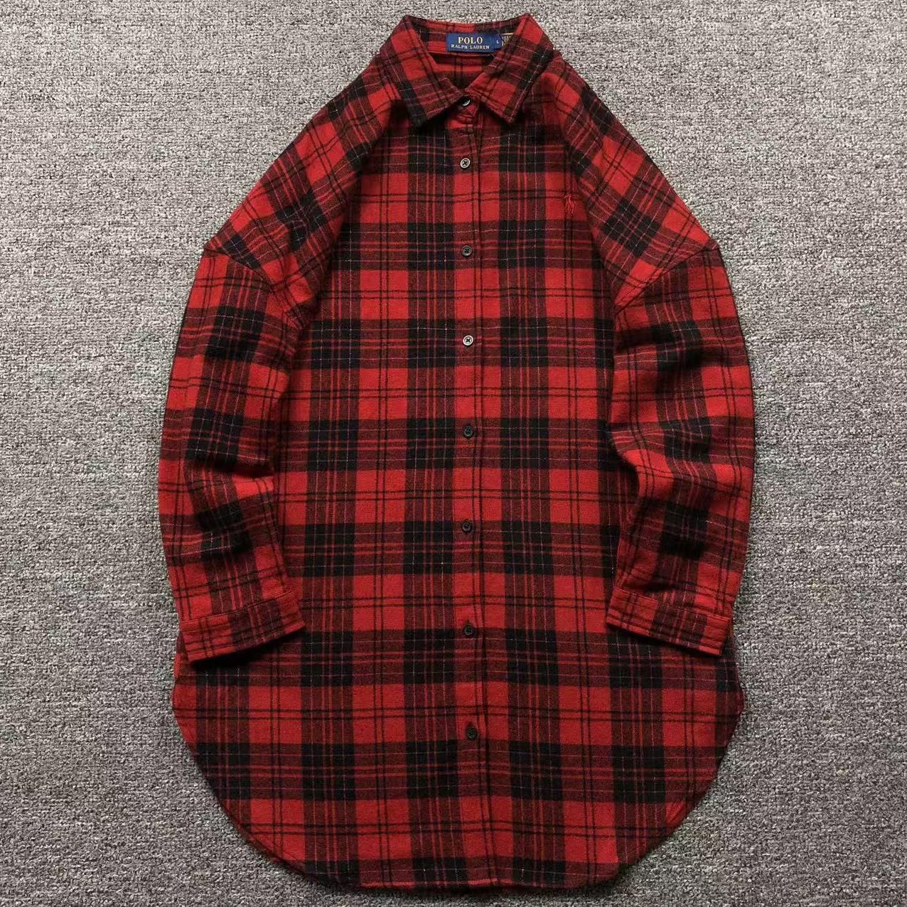 Ralph Lauren Red Plaid Button Down Shirt