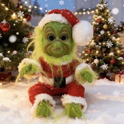 Christmas Grinch Monster Elf Santa 🎅 Doll 