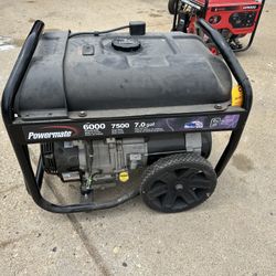 Powermate Sx Power Series 6000 Watt Portable Generator