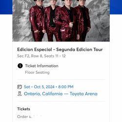 Edición especial tickets