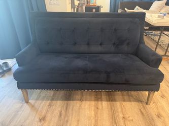 Stylish blue couch