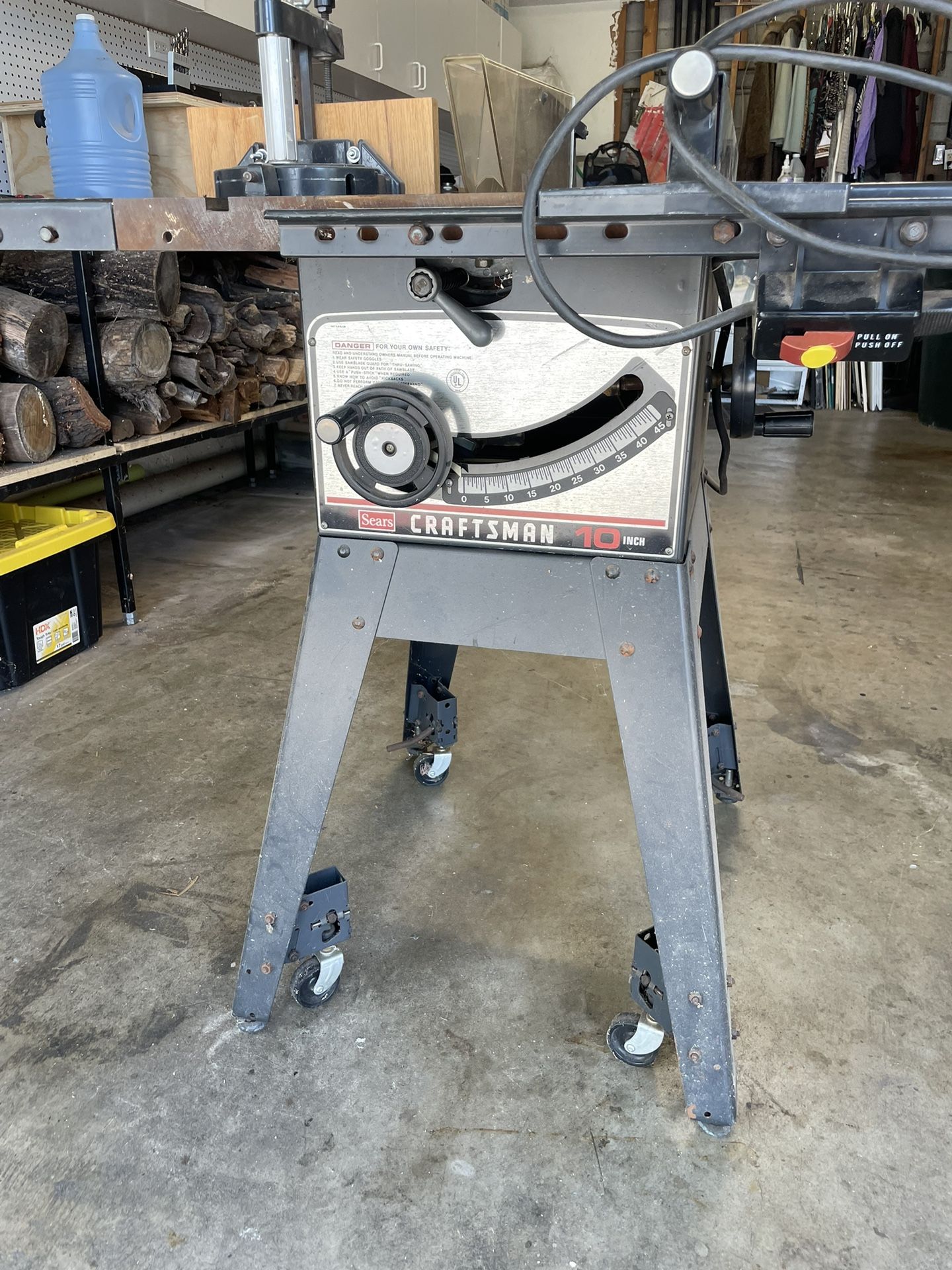 Craftsman 10” Table Saw
