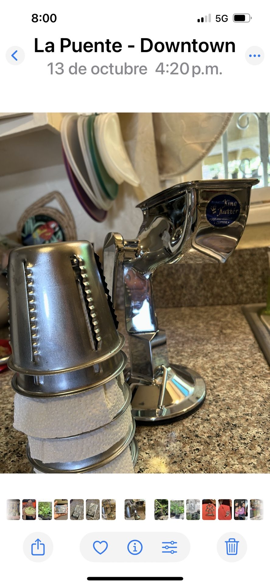 Molino De casero Inocsidable 5 Navajas