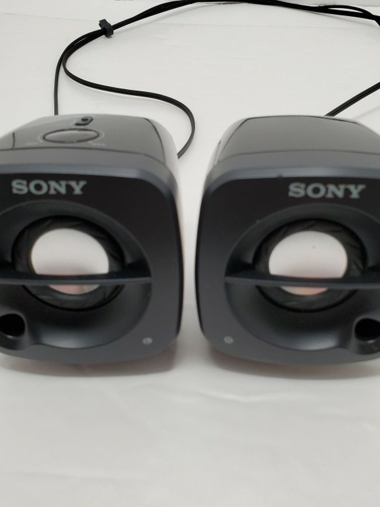 Vintage Sony SRSM50 Portable Speaker Set