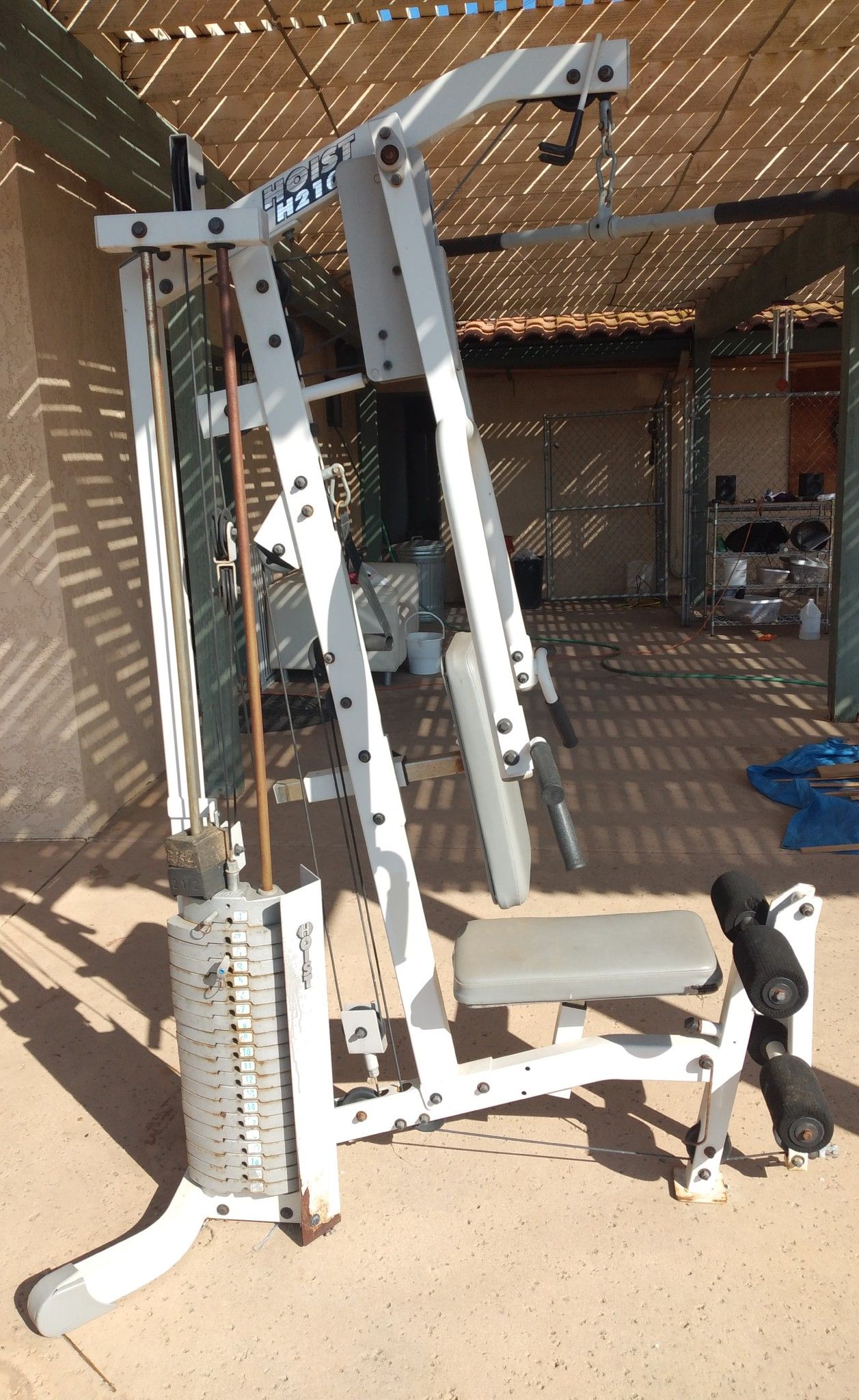Hoist H210 Multi Station Gym w 200lb Weight Stack for Sale in