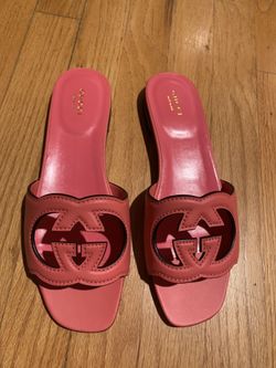 Gucci Pink Slippers