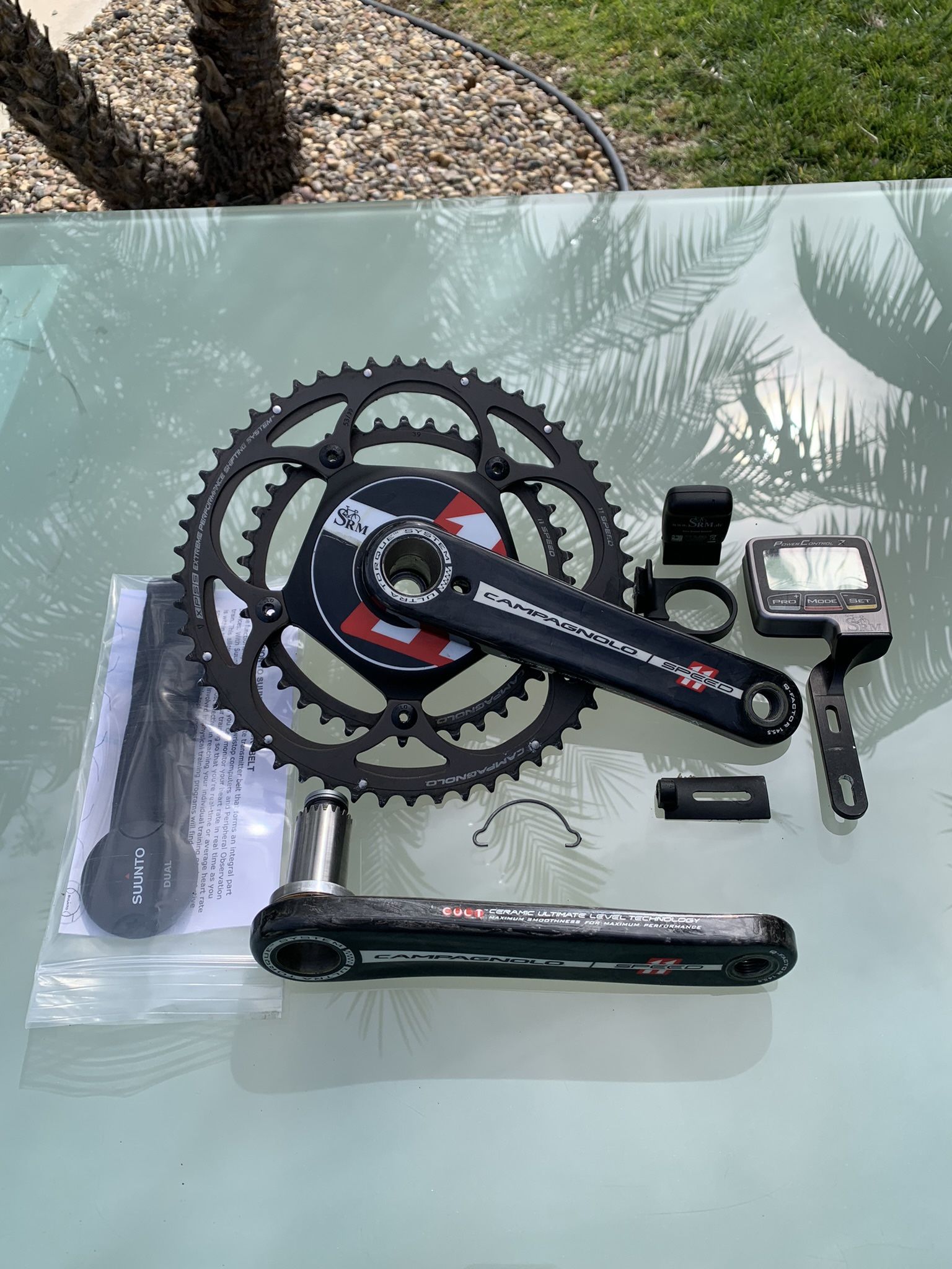 SRM Campagnolo SR Power Meter 172.5mm 39/53 for Sale in La Costa, CA