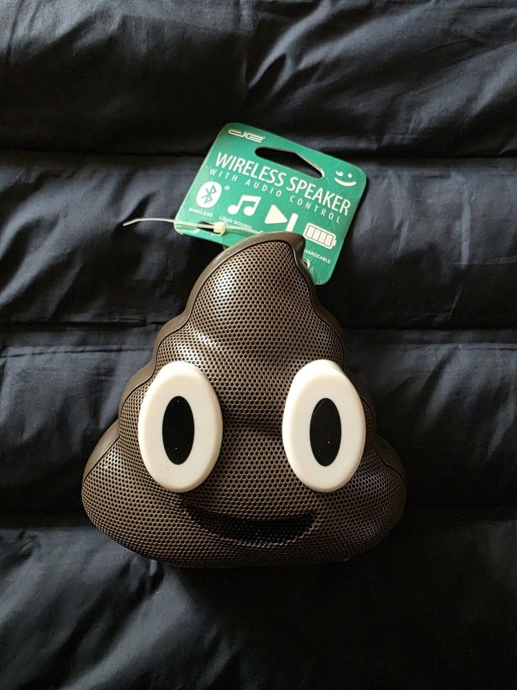 Jamoji Chocolate Swirl/Poop Emoji Wireless Bluetooth Speaker