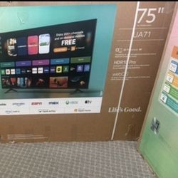 75 Tv Free Delivery $55 Down On Financing Six Month Warranty 75 Lg 4K Smart HDTV