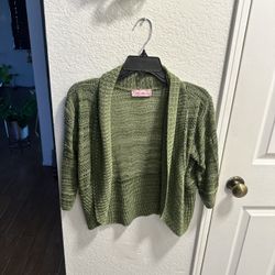 Olive Green Cardigan 