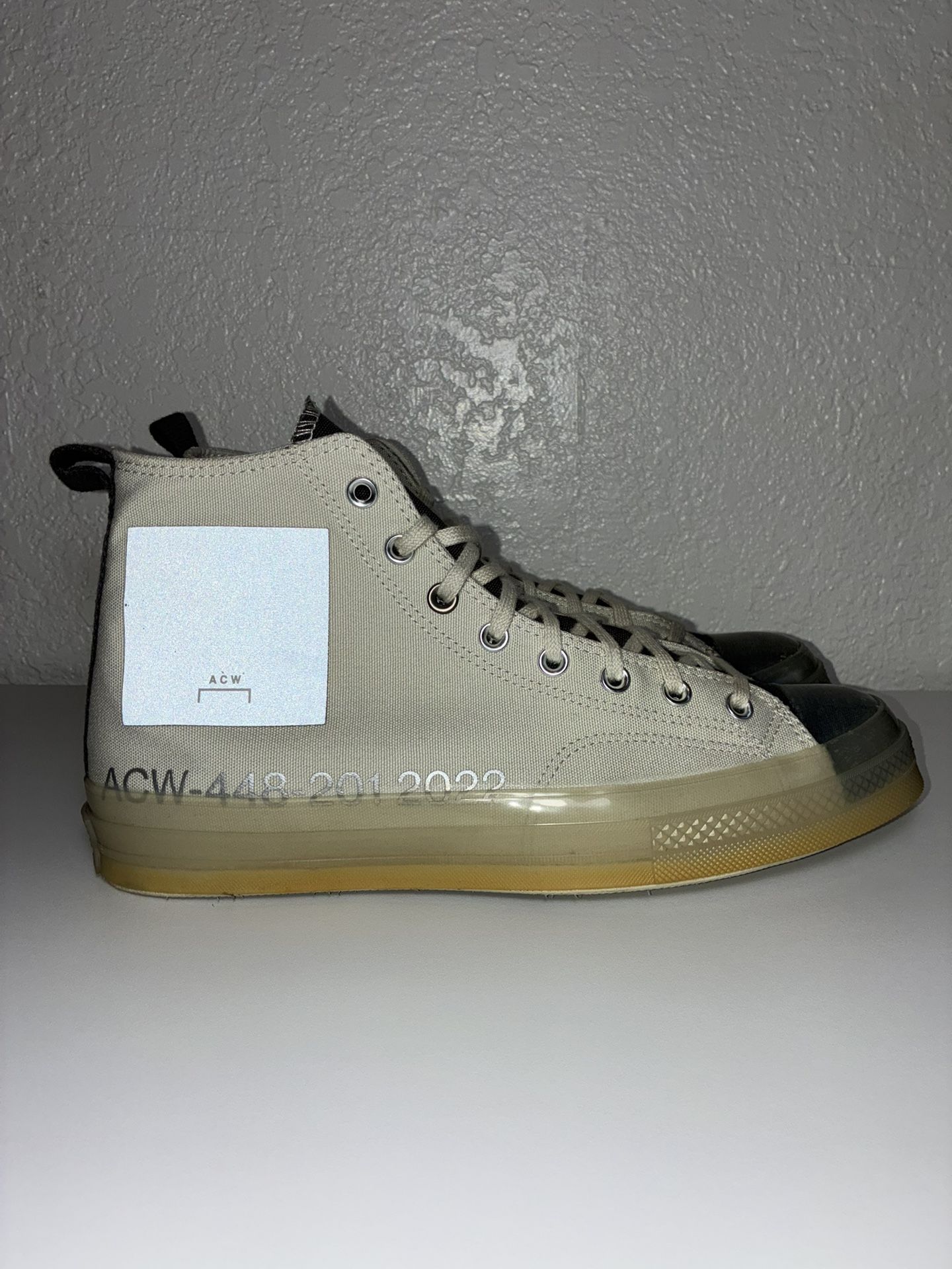 Converse x A-Cold-Wall* ACW Chuck 70 All Star High Silver Birch Men’s Size 12