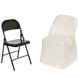 white polyester chair cover 