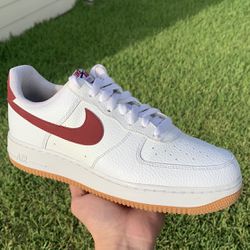 Mens White Air Force 1 Shoes.