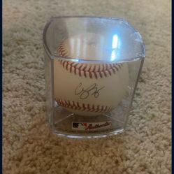 Corey seager signed baseball