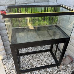 55 Gallon Fish Tank And Metal Stand