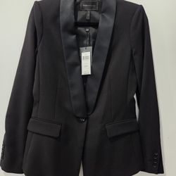 Brand New BCBGMAXAZRIA Women's Blazer W/Satin Lapel