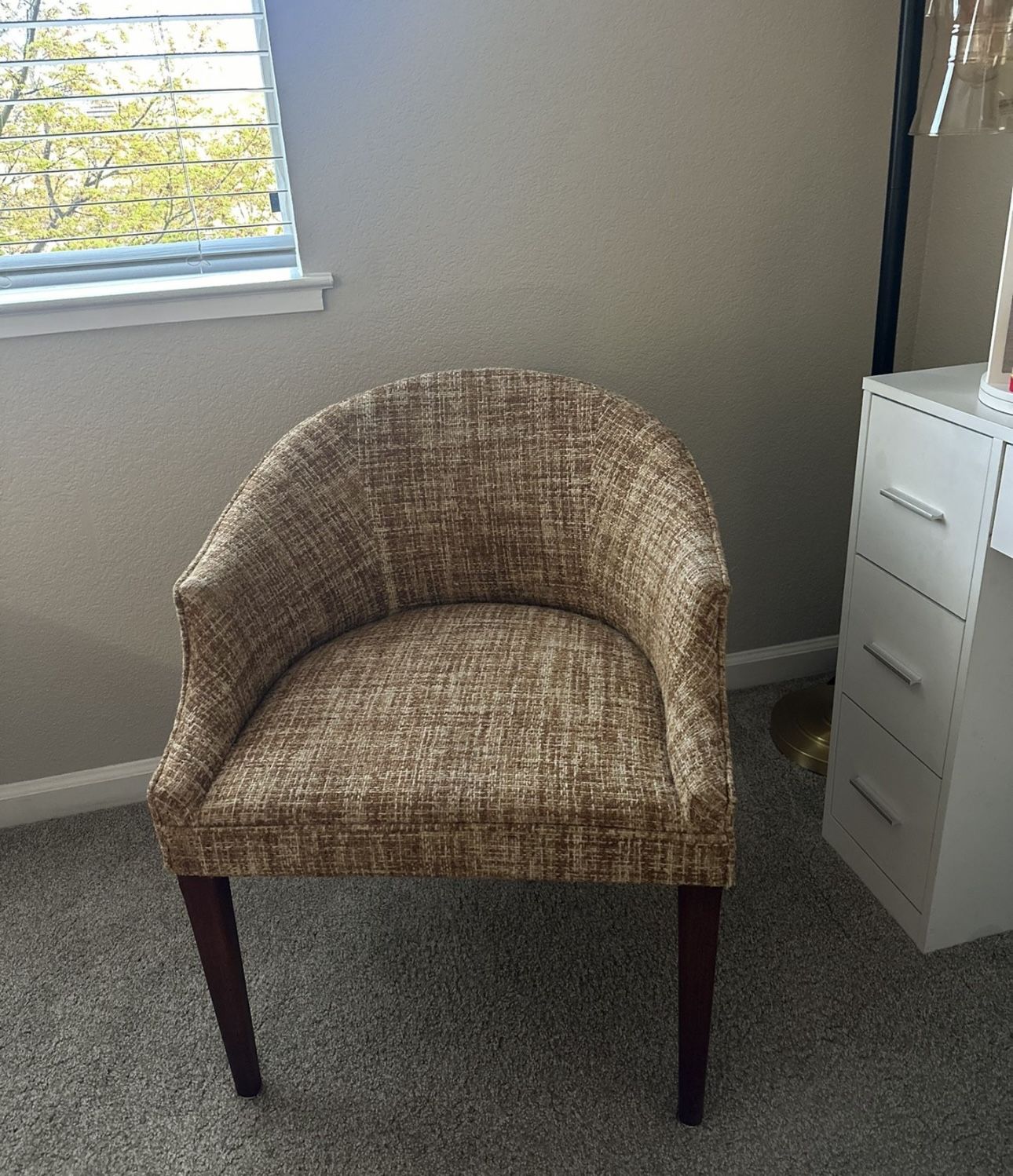 armchair, chair, vanity chair