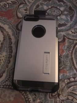 Iphone 7 plus spigen hybrid belt clip stand...