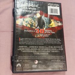 Friday the 13th Part 3- 3-D Deluxe Edition DVD 2 Pairs of 3-D Glasses Rated R Horror Widescreen #collectible #cultclassic #jasonvorhees #fridaythe13th