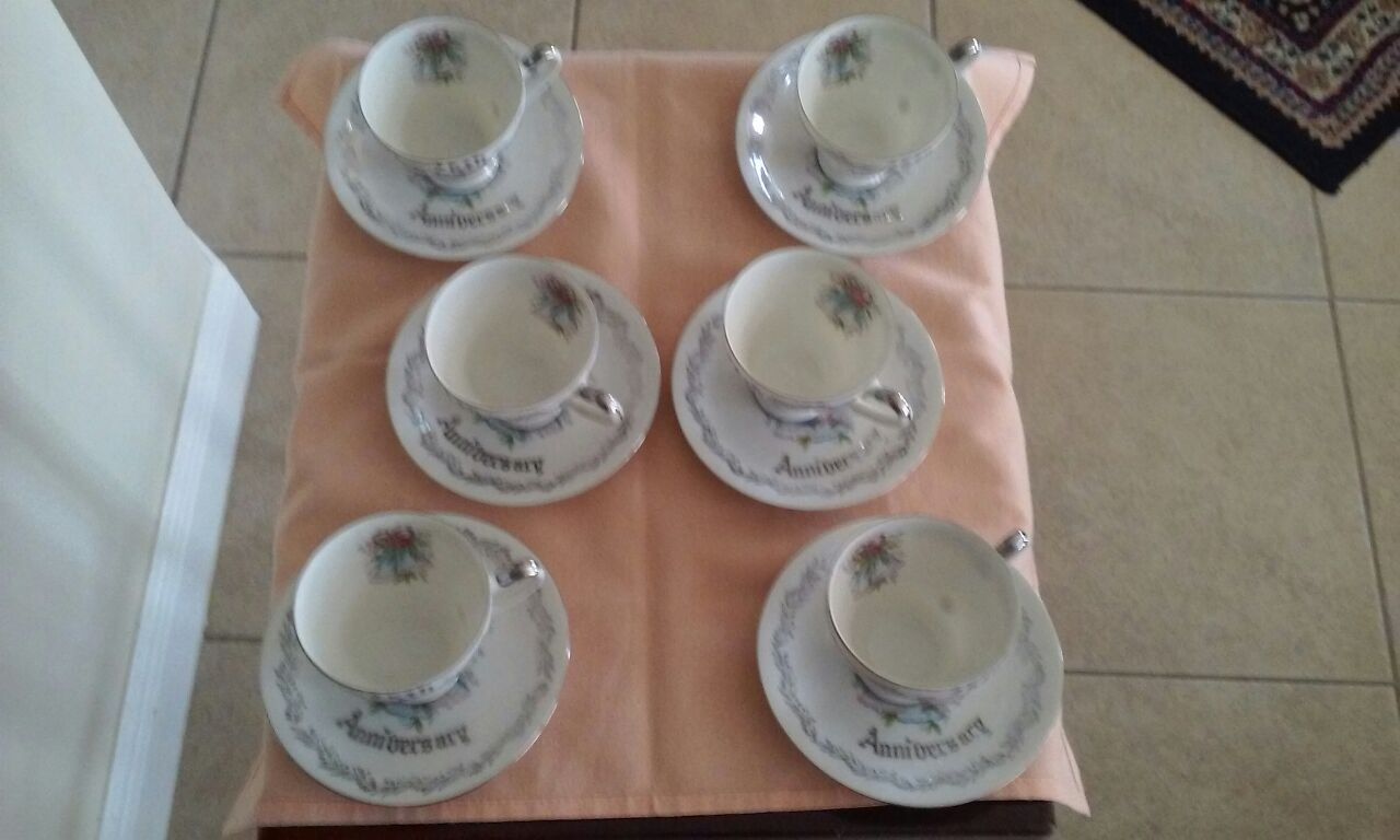 Cups and Saucers - 25th Anniversary