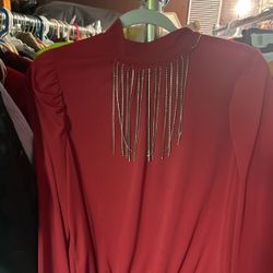 Red Women’s Shirt Size 14