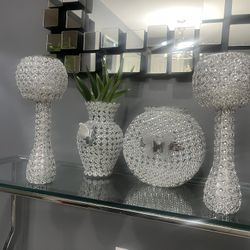 Glass Table Vase 🦚set  