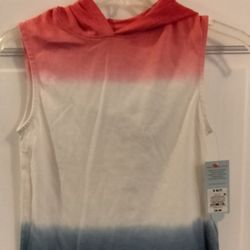 New Boys Size 6/7 tank hoodie shirt 