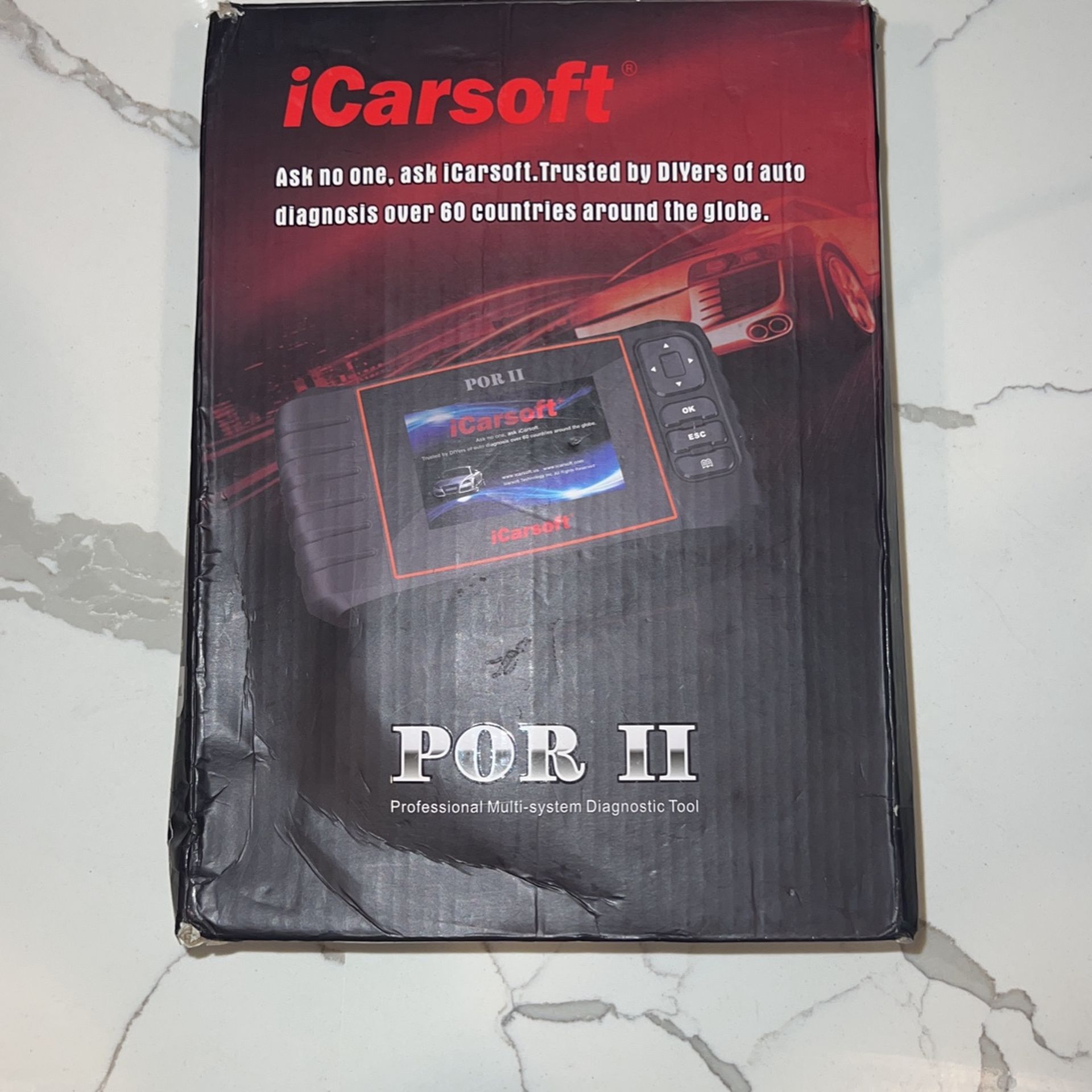 iCarsoft POR-II Porsche OBD-II Scanner Tool Multi-systems