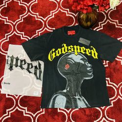 Godspeed T Shirt Yellow And Black 